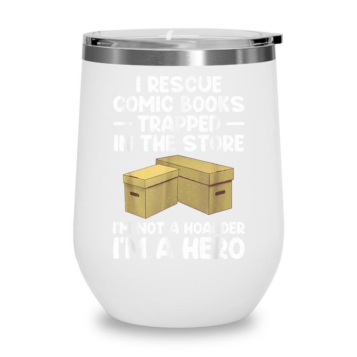 Cool Comic Book For Men Women Comic Book Collector Wine Tumbler