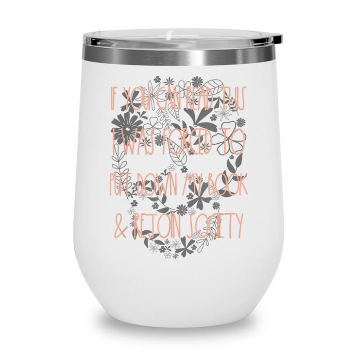Dark Romance Put Down My Book Spicy Bookish Merch Romantasy Wine Tumbler