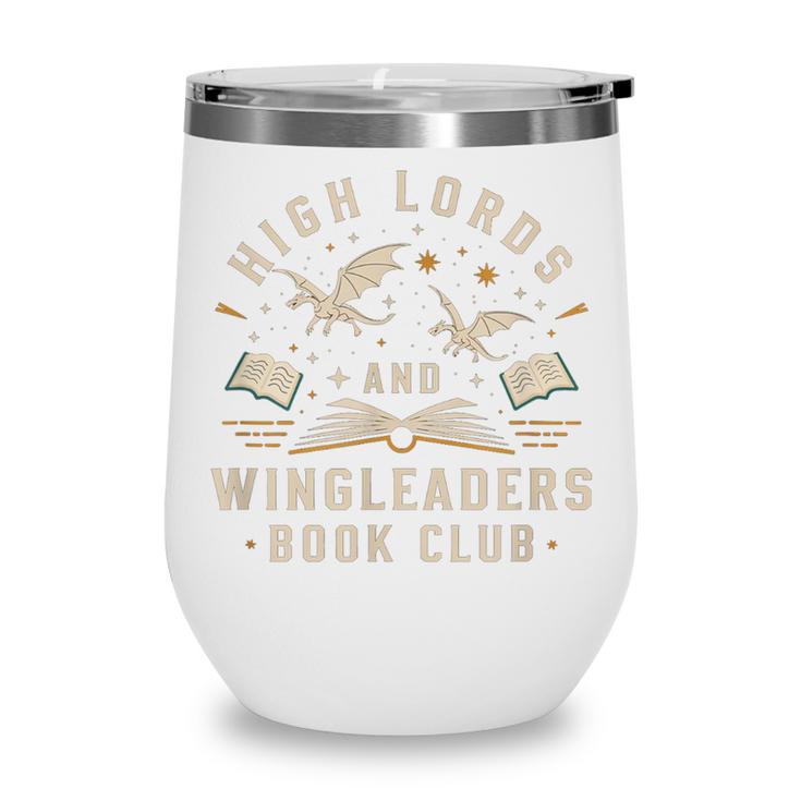 High Lords & Wingleaders Fantasy Reader Book Club Dragons Wine Tumbler