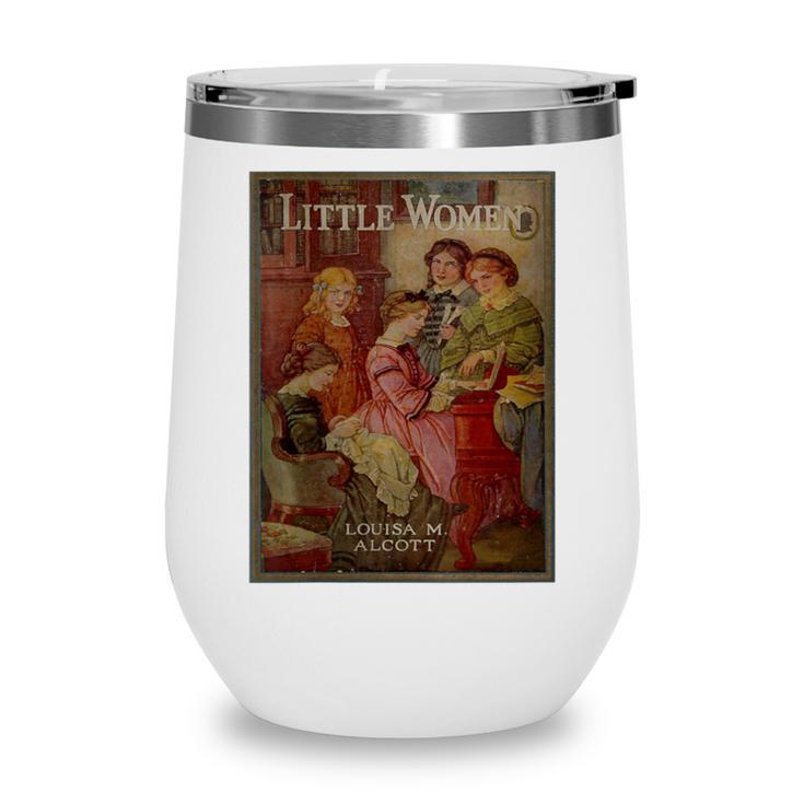 Little Women Book Cover Wine Tumbler