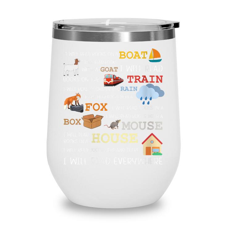 I Will Read Books On a Boat & Everywhere Reading Wine Tumbler