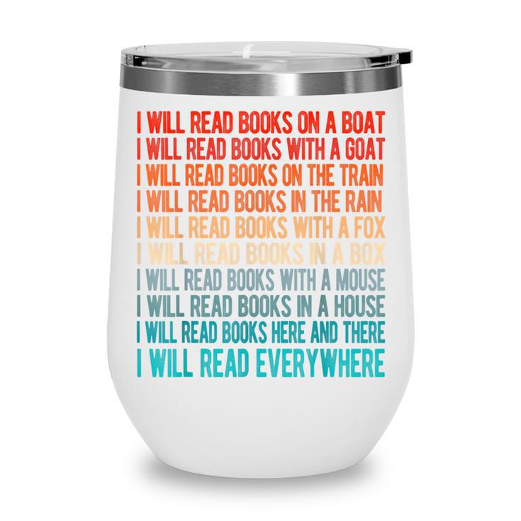 I Will Read Books On A Boat Kids Reading Wine Tumbler