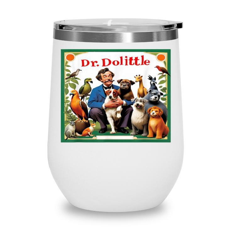 Animal Doctor & Communicator Dr Dolittle Children's Book Cover Wine Tumbler