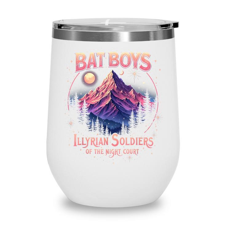 Bat Boys Night Court Mountain Nesta Bookworm ACOSF Bookish Wine Tumbler