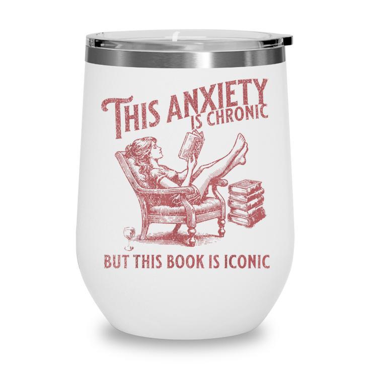 Bookish Graphic For Book Lover Reader Girl Women Wine Tumbler