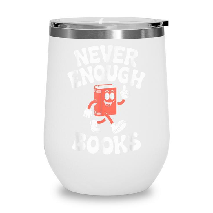 Books Or Book Reading Retro Wine Tumbler