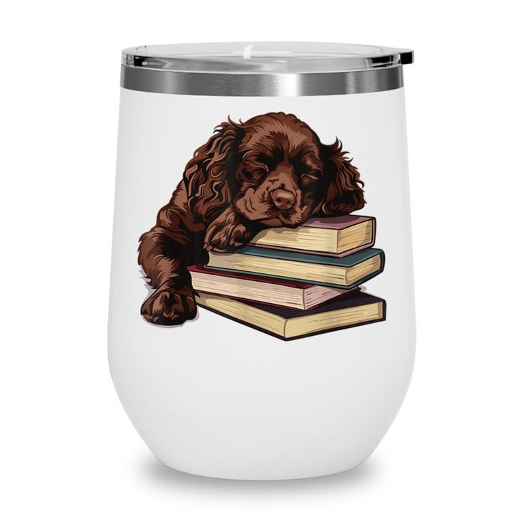 Boykin Spaniel Books Dog Breed Graphic Wine Tumbler Boykin Spaniel Books Dog Breed Graphic Wine Tumbler