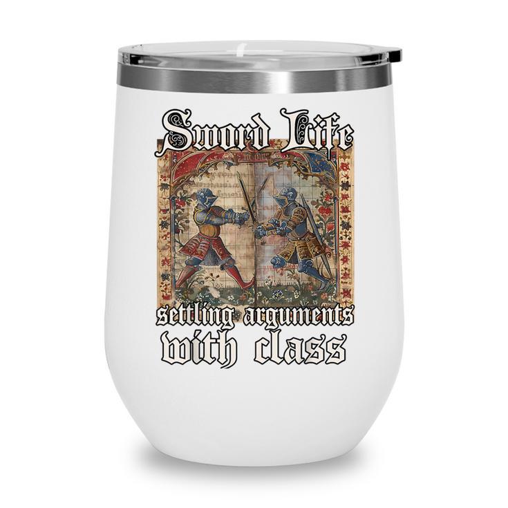 Buhurt Hourly Book Epic Knight Fight In Armor Buhurt Wine Tumbler