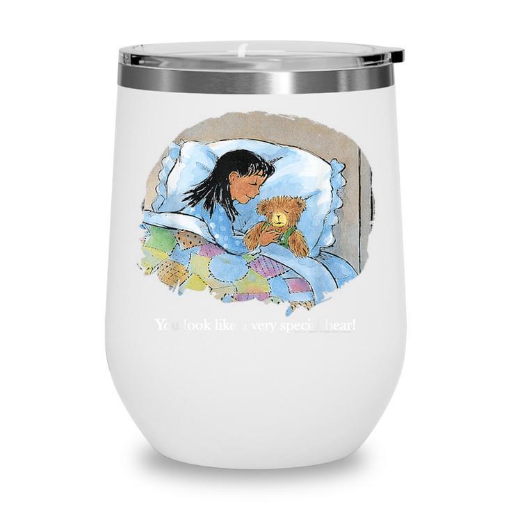 Corduroy A Very Special Bear Illustrated Children's Book Wine Tumbler