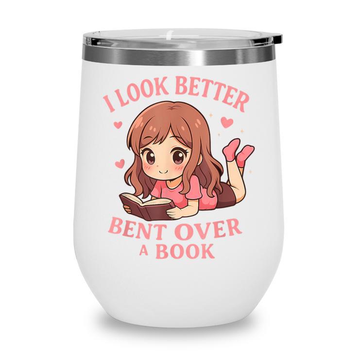 Cute Reading Outfit Book Lover Tee For Women Who Read Wine Tumbler Cute Reading Outfit Book Lover Tee For Women Who Read Wine Tumbler