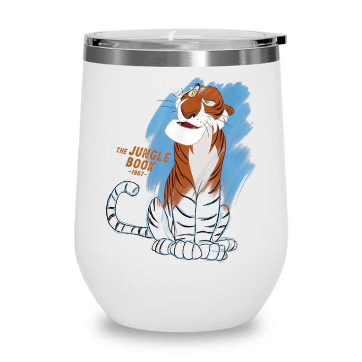 Disney Ink And Paint Shere Khan From The Jungle Book 1967 Wine Tumbler