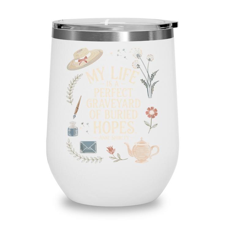 Dramatic Book Lover Quote Wine Tumbler