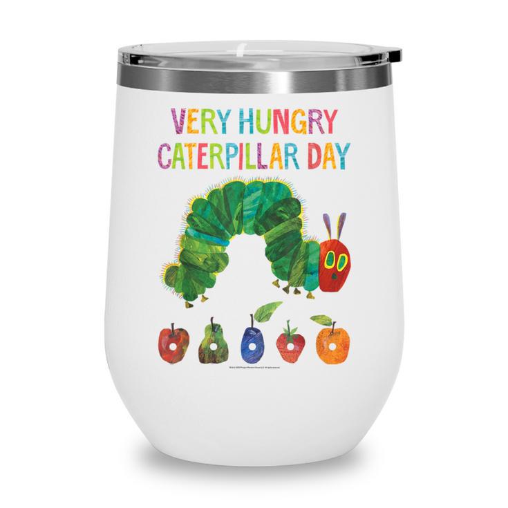 Eric Carle Very Hungry Caterpillar Day Children's Book Wine Tumbler