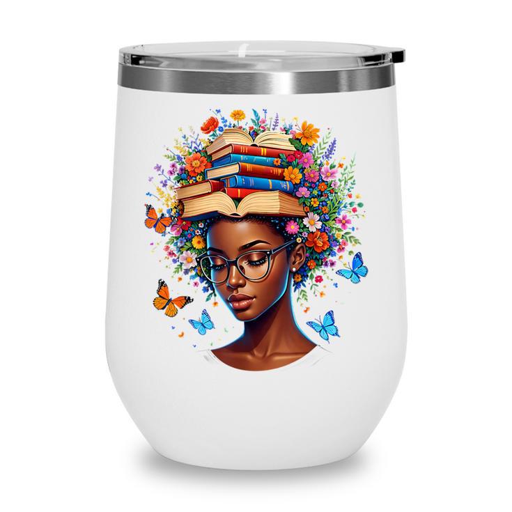 Month Honoring Past Inspiring Pride Melanin Book Wine Tumbler