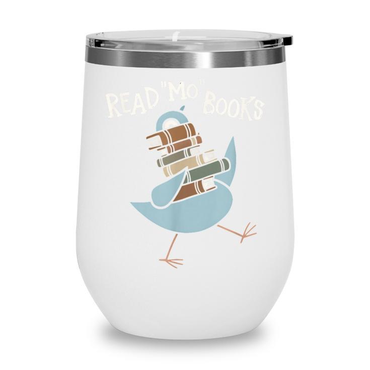 Read More Books Pigeon Book Lover Wine Tumbler