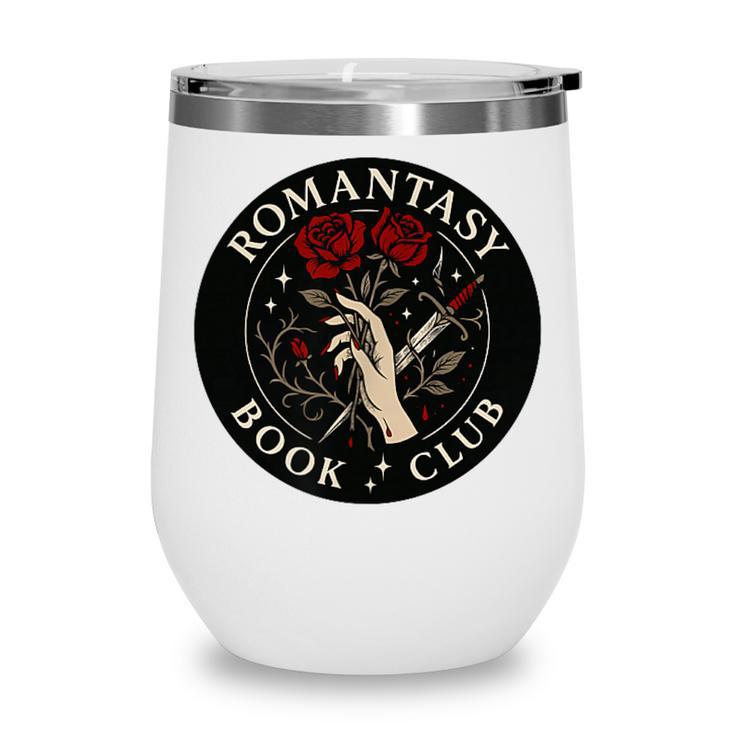 Romantasy Book Club Enthusiast Wine Tumbler