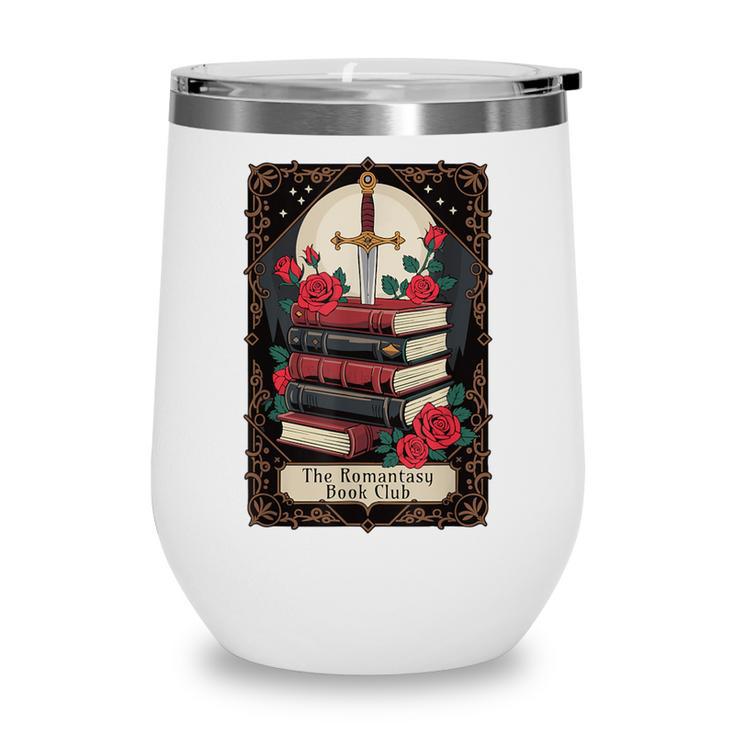 Romantasy Book Club Tarot Card Wine Tumbler