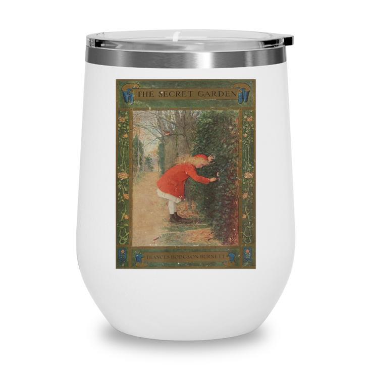 The Secret Garden Book Cover Wine Tumbler