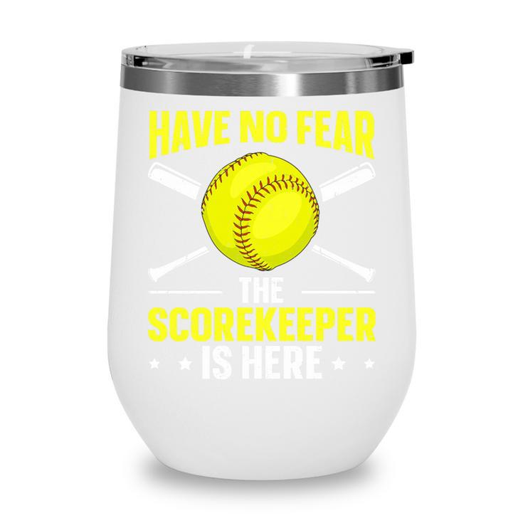Softball Scorekeeper For a Score Book Keeper Premium Tri-Blend Wine Tumbler