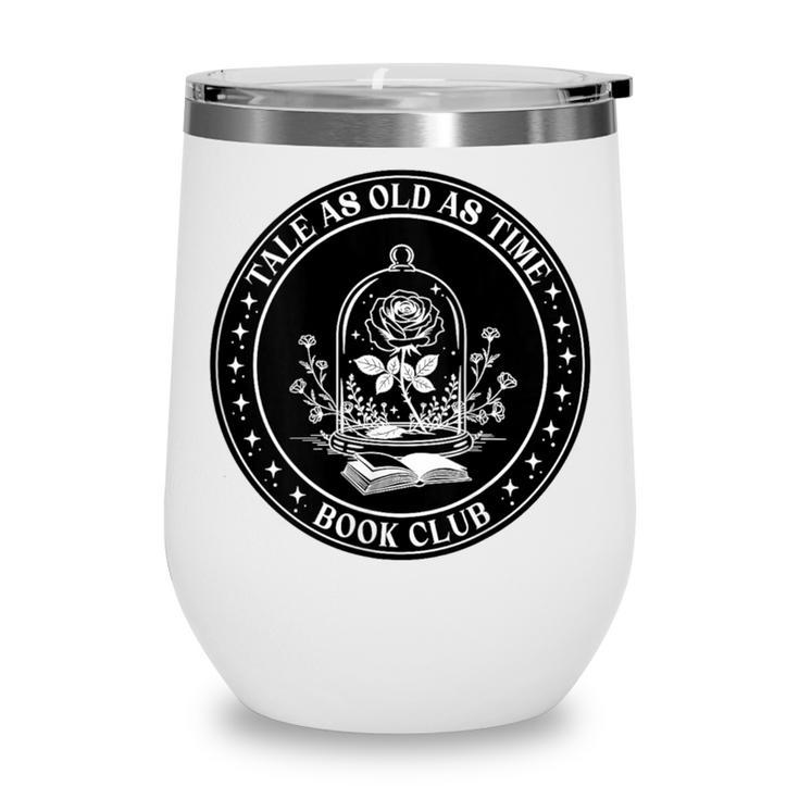 Tale As Old As Time Book Club Rose Wine Tumbler