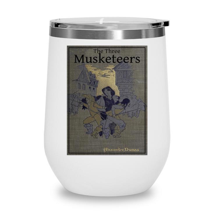 The Three Musketeers Book Cover Wine Tumbler
