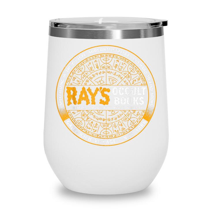 Vintage Quote Ray's Occult Retro Spiritual Books Wine Tumbler Vintage Quote Ray's Occult Retro Spiritual Books Wine Tumbler
