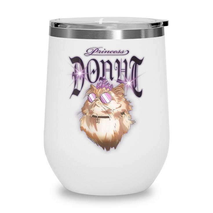 Women's Dungeon Crawler Carl Airbrushed Princess Donut Series Book Wine Tumbler