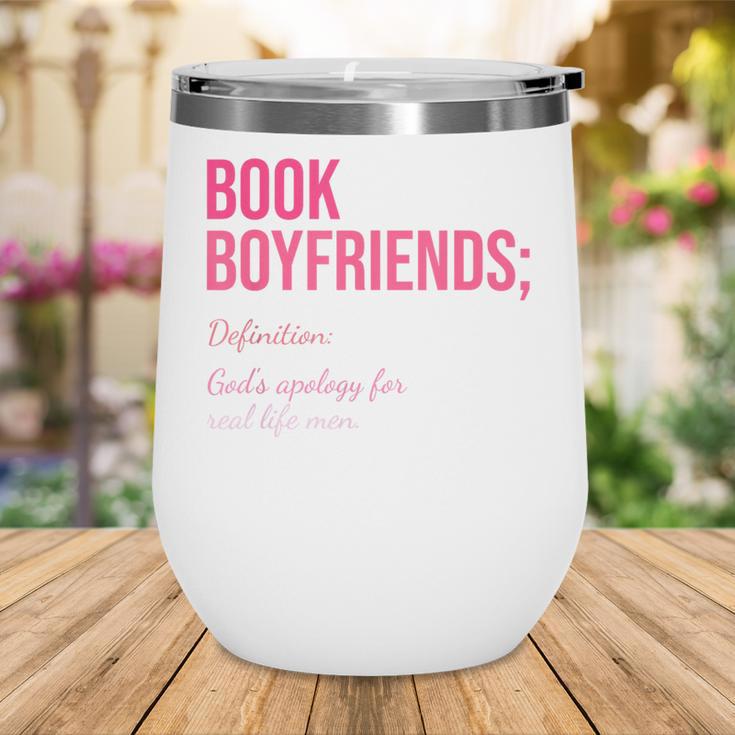 Book Boyfriends Definition Wine Tumbler