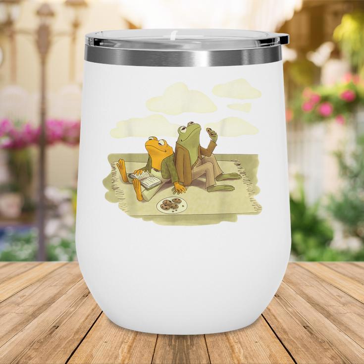 Book Frog Toad Vintage Book Frog Book Frog Reading Book Wine Tumbler
