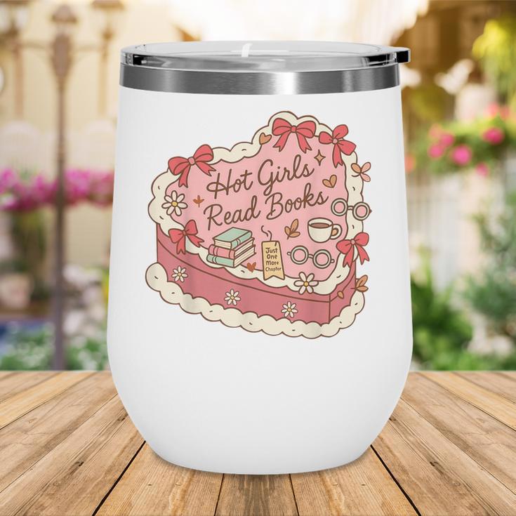 Book Lover Hot Girls Read Books Tee Wine Tumbler