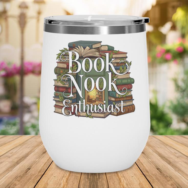 Book Nook Enthusiast Cozy Library Reader Collector Wine Tumbler