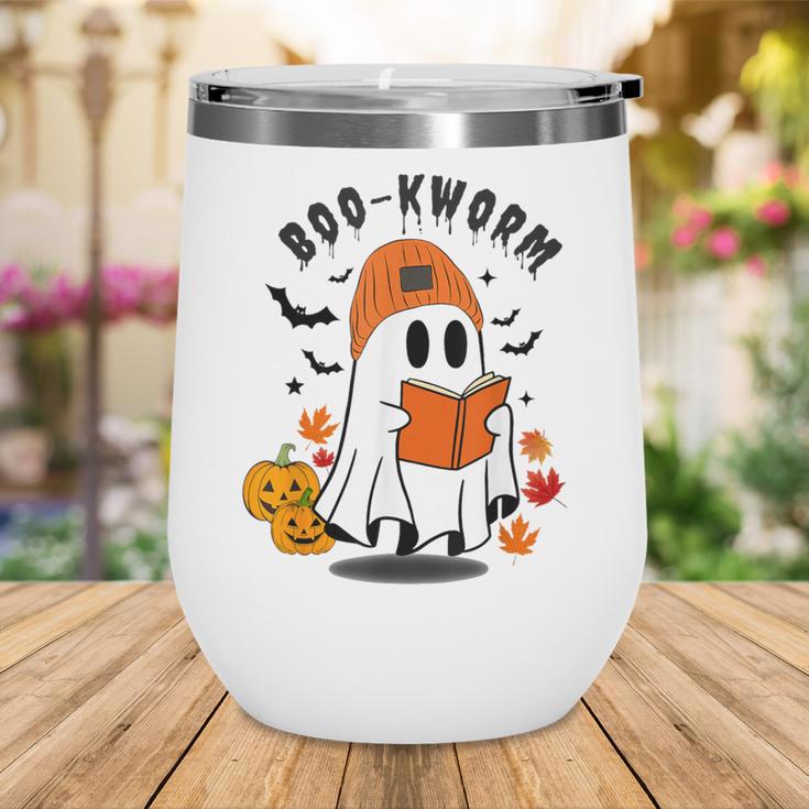 Book Worm Halloween Costume For Book Lovers Wine Tumbler