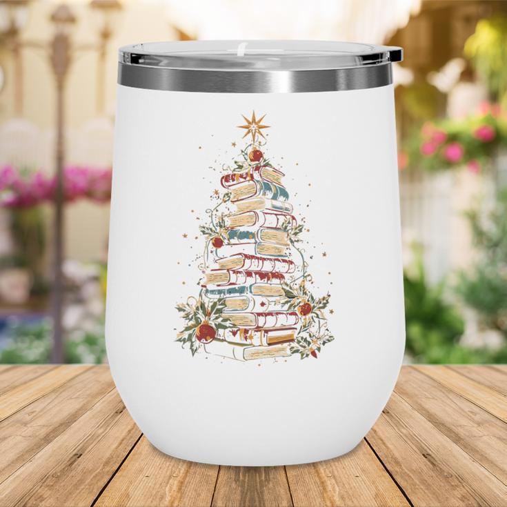 All Booked For Christmas Book Wine Tumbler