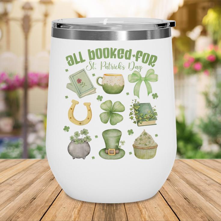 ALL Booked For St Patricks Day Bookish Leprechaun Bookworm Wine Tumbler ALL Booked For St Patricks Day Bookish Leprechaun Bookworm Wine Tumbler