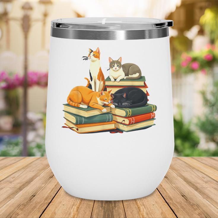Bookish Cat Lover Cute Reading Squad Books & Kittens Love Wine Tumbler Bookish Cat Lover Cute Reading Squad Books & Kittens Love Wine Tumbler