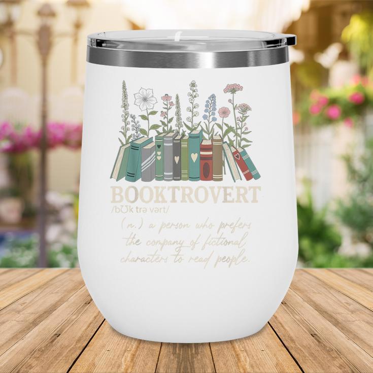Booktrovert Definition Floral Books Reading Teacher Library Wine Tumbler Booktrovert Definition Floral Books Reading Teacher Library Wine Tumbler