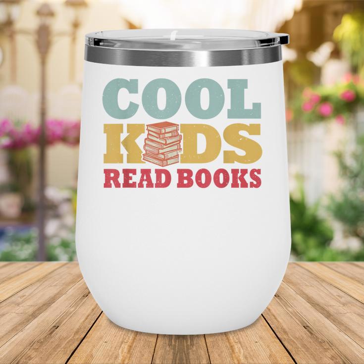 Bookworm Cool Kids Read Books Book Lover Reading Wine Tumbler