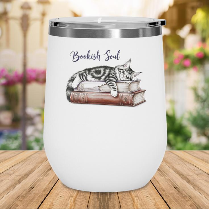 Cat Life Books And Cats Cat Lover Cat Mom Book Lovers Wine Tumbler