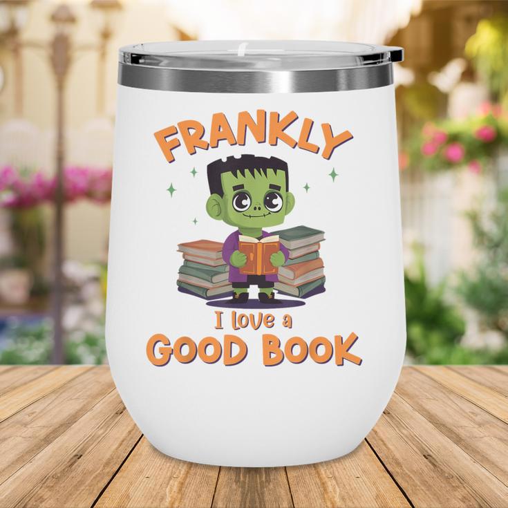 Cute Halloween Teacher Librarian Frankenstein Reading Books Wine Tumbler Cute Halloween Teacher Librarian Frankenstein Reading Books Wine Tumbler