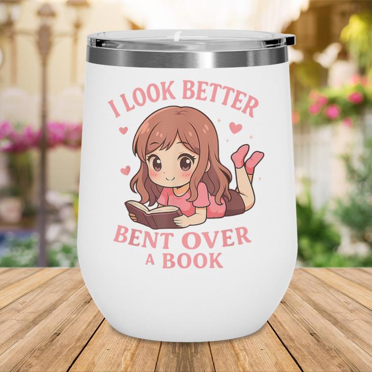 Cute Reading Outfit Book Lover Tee For Women Who Read Wine Tumbler Cute Reading Outfit Book Lover Tee For Women Who Read Wine Tumbler