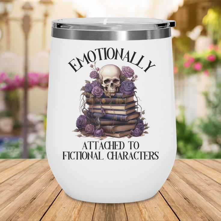 Dark Romance Book Emotionally Attached Fictional Characters Wine Tumbler Dark Romance Book Emotionally Attached Fictional Characters Wine Tumbler