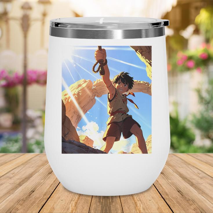 David And Goliath Bible Book Samuel King David Anime Manga Wine Tumbler
