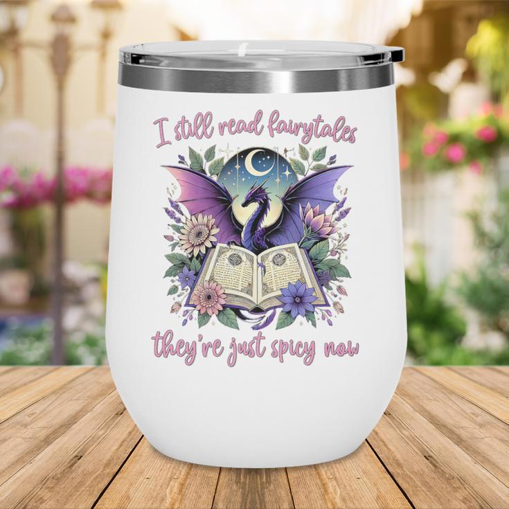 Dragon Bookish Romantasy Smut Merch Spicy Book Lover Premium Wine Tumbler