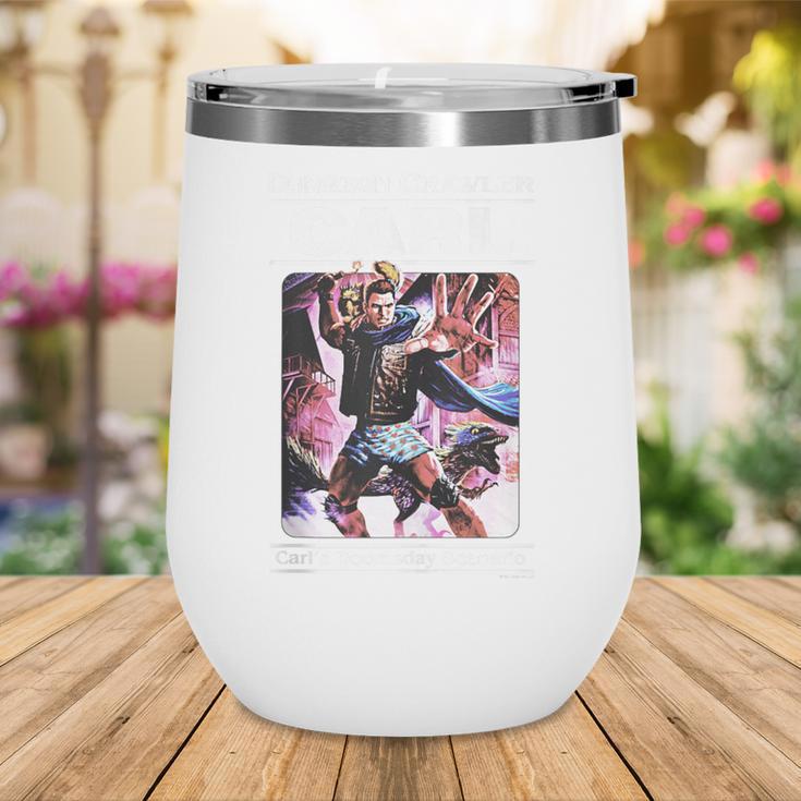 Dungeon Crawler Carl Vintage Paperback Illustration Book Wine Tumbler