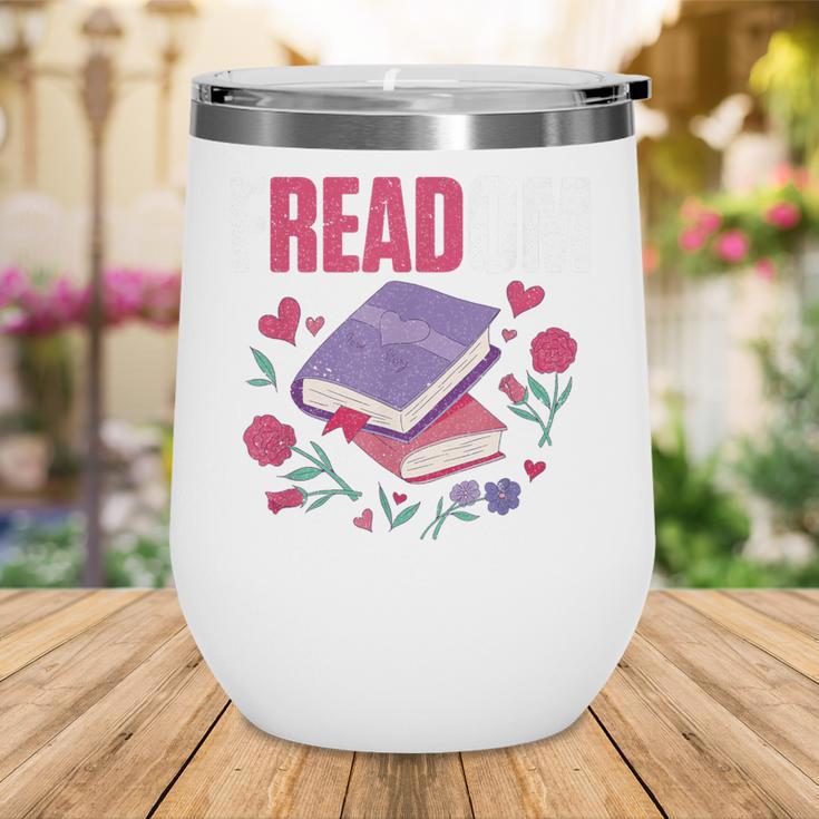 Freadom Anti Ban Books Freedom To Read Book Reading Wine Tumbler