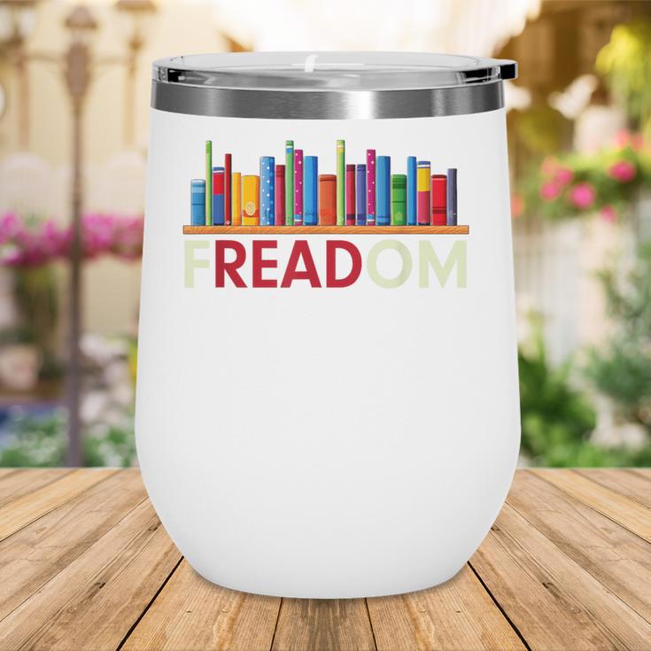Freadom Anti-Banned Books – Read Banned Books Library Wine Tumbler