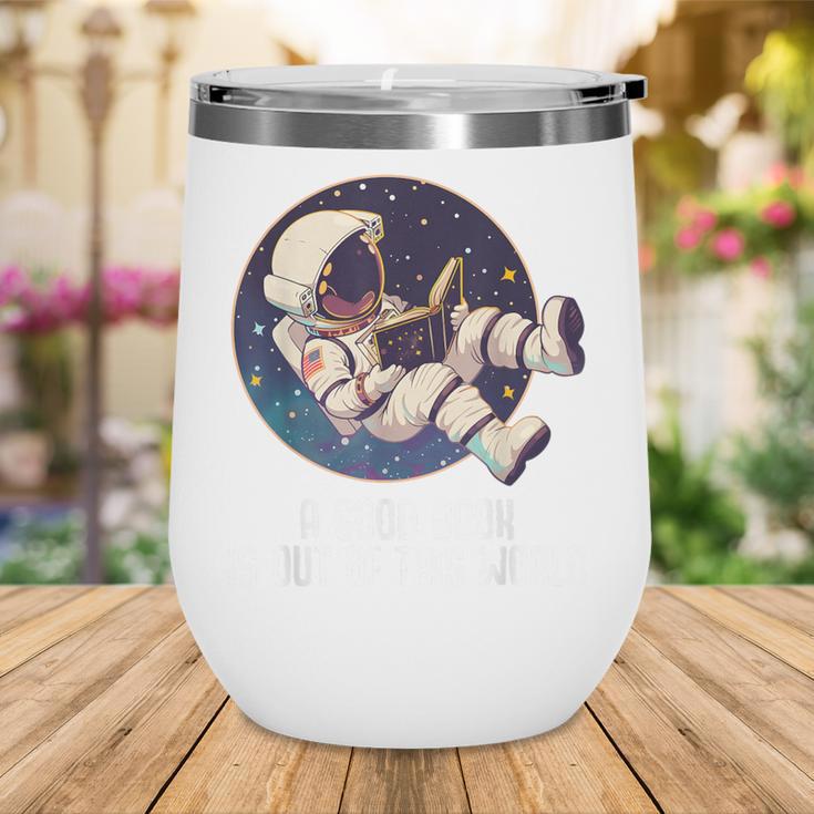 Good Book Is Out Of This World Astronaut Space Wine Tumbler