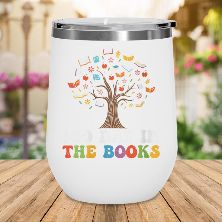 Happy 100 Days In The Books Reading Celebration Graphic Tees Wine Tumbler