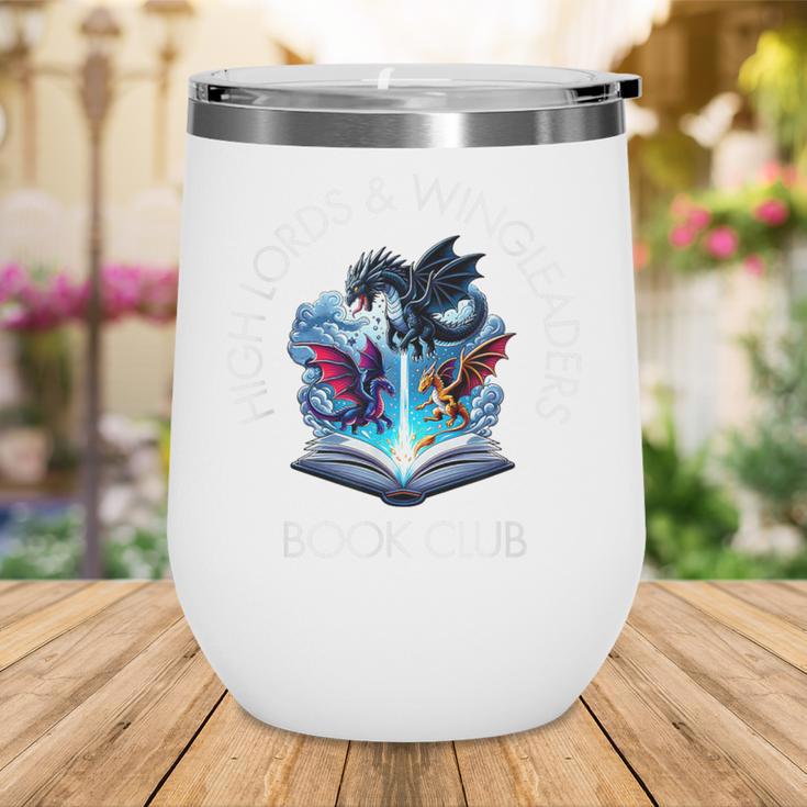 High Lords & Wingleaders Book Club Fantasy Storm Dragon Wine Tumbler