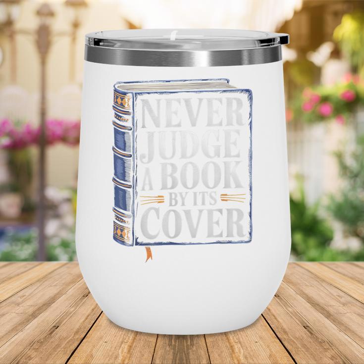 Never Judge a Book By Its Cover Wine Tumbler
